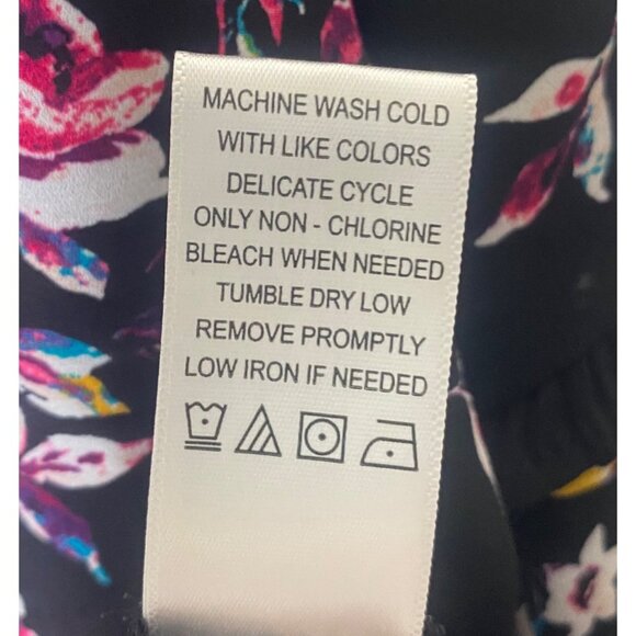 The Pioneer Woman‎ Boho Blouse  XL Floral Long Sleeves Peasant Flowy Lightweight - Picture 4 of 11